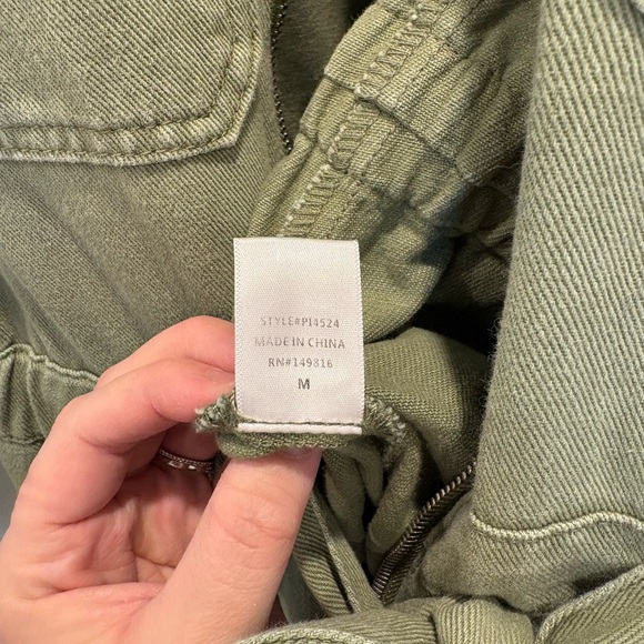 Olive Green Jumpsuit - Picture 5 of 6